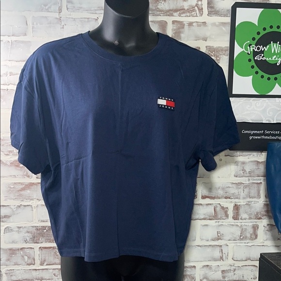 Tommy Hilfiger Blue Short Sleeve Tee - Picture 1 of 5